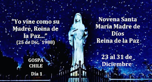 Novena Sancta María Mater Dei, Día 1