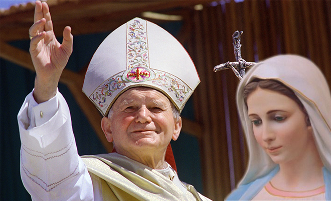 San Juan Pablo II y Medjugorje