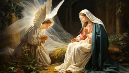 DIOS TE SALVE, MARÍA, LLENA DE GRACIA, EL SEÑOR ES CONTIGO
