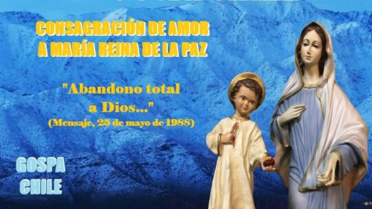 Los invito al abandono total a Dios